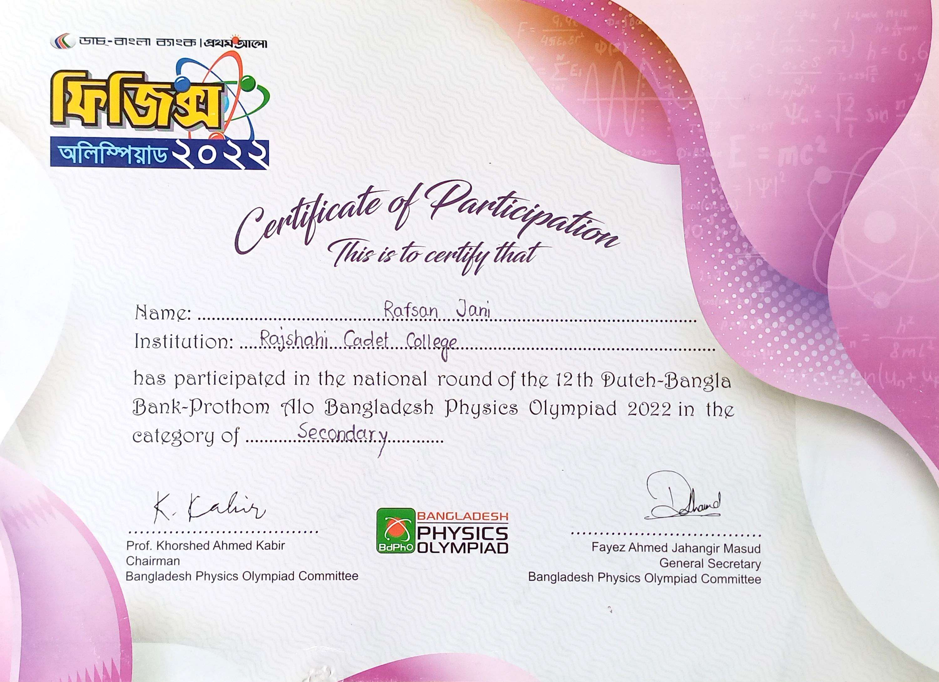 Physics Olympiad