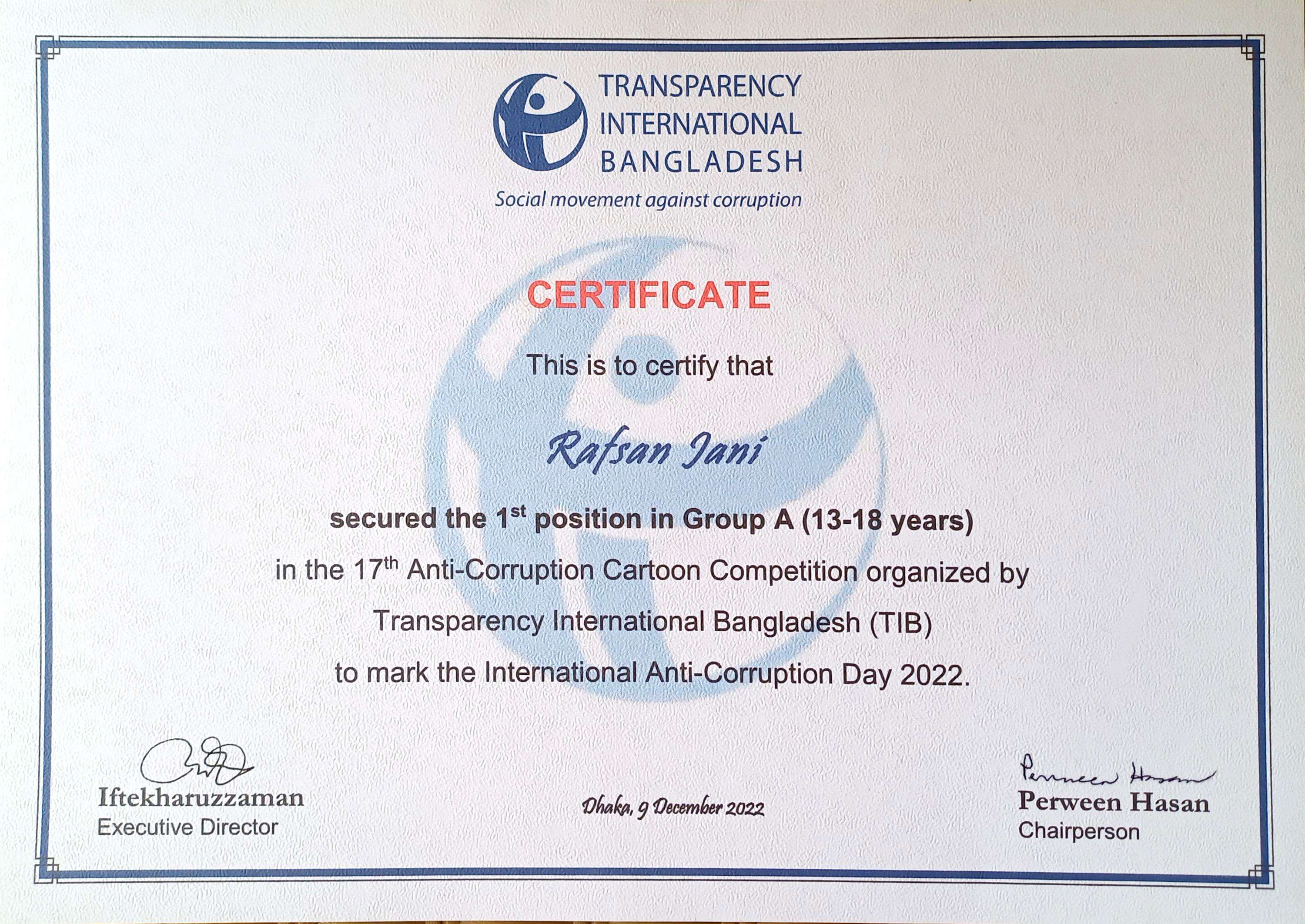 TIB Award